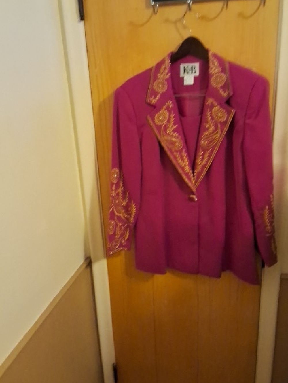 Stella Louise For K and B Fushia Blazer Womens Size 16